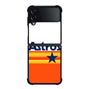 HOUSTON ASTROS STRIPE Samsung Galaxy Z Flip 4 Case Cover HOUSTON ASTROS STRIPE Samsung Galaxy Z Flip 4 Case Cover