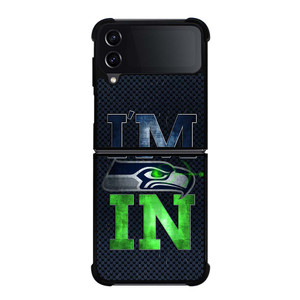 I'M IN SEATTLE SEAHAWKS Samsung Galaxy Z Flip 4 Case Cover I'M IN SEATTLE SEAHAWKS Samsung Galaxy Z Flip 4 Case Cover