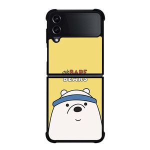 ICE BEAR WE BARE BEARS CARTOON 3 Samsung Galaxy Z Flip 4 Case Cover