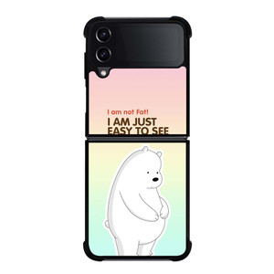 ICE BEAR WE BARE BEARS CARTOON Samsung Galaxy Z Flip 4 Case Cover ICE BEAR WE BARE BEARS CARTOON Samsung Galaxy Z Flip 4 Case Cover