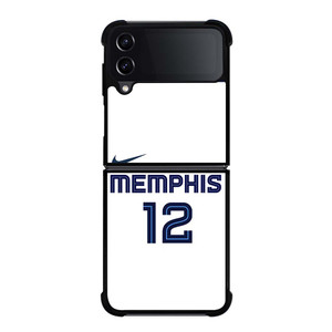 JA MORANT MEMPHIS GRIZZLIES WHITE Samsung Galaxy Z Flip 4 Case Cover