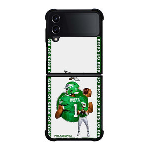 JALEN HURTS PHILADELPHIA STRIPE Samsung Galaxy Z Flip 4 Case Cover JALEN HURTS PHILADELPHIA STRIPE Samsung Galaxy Z Flip 4 Case Cover