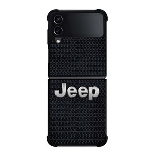 JEEP BLACK METAL LOGO Samsung Galaxy Z Flip 4 Case Cover JEEP BLACK METAL LOGO Samsung Galaxy Z Flip 4 Case Cover