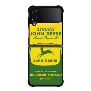 JOHN DEERE COMPANY LOGO Samsung Galaxy Z Flip 4 Case Cover JOHN DEERE COMPANY LOGO Samsung Galaxy Z Flip 4 Case Cover