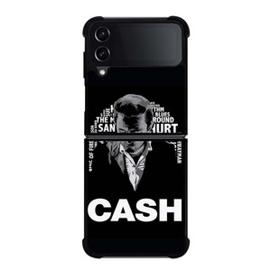 JOHNNY CASH MIDDLE CLIPART Samsung Galaxy Z Flip 4 Case Cover JOHNNY CASH MIDDLE CLIPART Samsung Galaxy Z Flip 4 Case Cover