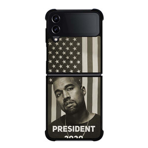 KANYE WEST 2020 USA PRESIDENT Samsung Galaxy Z Flip 4 Case Cover KANYE WEST 2020 USA PRESIDENT Samsung Galaxy Z Flip 4 Case Cover