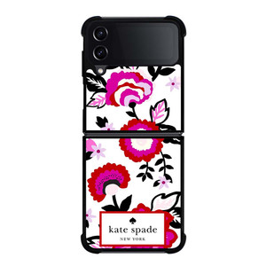 KATE SPADE NEW YORK FLOWER ART Samsung Galaxy Z Flip 4 Case Cover KATE SPADE NEW YORK FLOWER ART Samsung Galaxy Z Flip 4 Case Cover