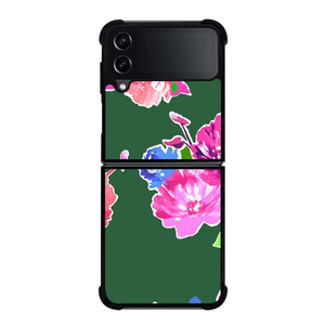 KATE SPADE NEW YORK GREEN FLORAL Samsung Galaxy Z Flip 4 Case Cover