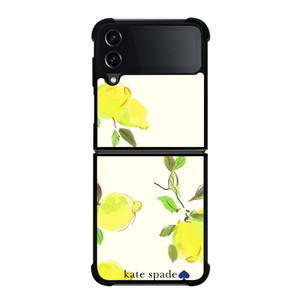 KATE SPADE NEW YORK LEMON Samsung Galaxy Z Flip 4 Case Cover KATE SPADE NEW YORK LEMON Samsung Galaxy Z Flip 4 Case Cover