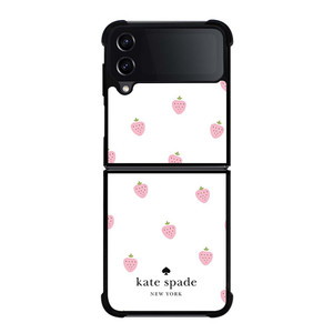 KATE SPADE NEW YORK PINK STRAWBERRY Samsung Galaxy Z Flip 4 Case Cover