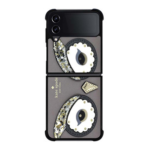 KATE SPADE OWL APPLIQUE Samsung Galaxy Z Flip 4 Case Cover KATE SPADE OWL APPLIQUE Samsung Galaxy Z Flip 4 Case Cover