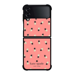 KATE SPADE PINK PINEAPPLE Samsung Galaxy Z Flip 4 Case Cover KATE SPADE PINK PINEAPPLE Samsung Galaxy Z Flip 4 Case Cover
