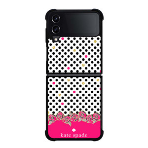 KATE SPADE PINK POLKADOTS Samsung Galaxy Z Flip 4 Case Cover KATE SPADE PINK POLKADOTS Samsung Galaxy Z Flip 4 Case Cover