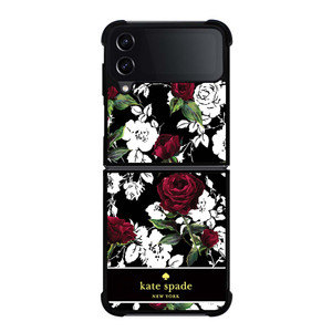 KATE SPADE ROSE RED WHITE Samsung Galaxy Z Flip 4 Case Cover KATE SPADE ROSE RED WHITE Samsung Galaxy Z Flip 4 Case Cover