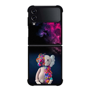 KAWS HYPERBEAST Samsung Galaxy Z Flip 4 Case Cover KAWS HYPERBEAST Samsung Galaxy Z Flip 4 Case Cover