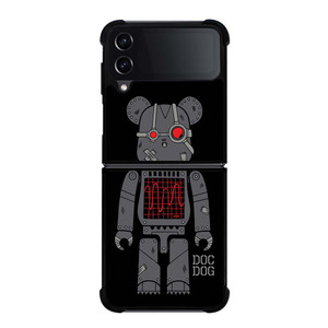 KAWS ROBOT HYPERBEAST DOC DOG Samsung Galaxy Z Flip 4 Case Cover KAWS ROBOT HYPERBEAST DOC DOG Samsung Galaxy Z Flip 4 Case Cover