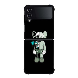 KAWS SKELETON Samsung Galaxy Z Flip 4 Case Cover KAWS SKELETON Samsung Galaxy Z Flip 4 Case Cover