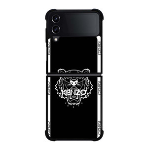 KENZO PARIS BORDERED LOGO Samsung Galaxy Z Flip 4 Case Cover KENZO PARIS BORDERED LOGO Samsung Galaxy Z Flip 4 Case Cover