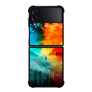 KINGKONG VS GODZILLA CITY Samsung Galaxy Z Flip 4 Case Cover KINGKONG VS GODZILLA CITY Samsung Galaxy Z Flip 4 Case Cover