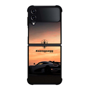 KOENIGSEGG CAR SUNSET LOGO Samsung Galaxy Z Flip 4 Case Cover