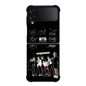 KPOP BANGTAN BOYS BTS SIGNATURE  Samsung Galaxy Z Flip 4 Case Cover