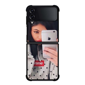 KYLIE JENNER SUPREME Samsung Galaxy Z Flip 4 Case Cover KYLIE JENNER SUPREME Samsung Galaxy Z Flip 4 Case Cover