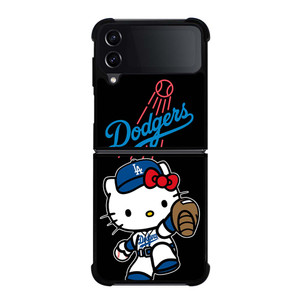 LA DODGERS HELLO KITTY BASEBALL Samsung Galaxy Z Flip 4 Case Cover