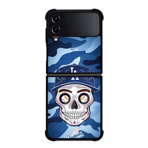 LA DODGERS SKULL CAMO Samsung Galaxy Z Flip 4 Case Cover LA DODGERS SKULL CAMO Samsung Galaxy Z Flip 4 Case Cover