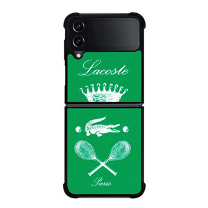 LACOSTE TENNIS PARIS Samsung Galaxy Z Flip 4 Case Cover LACOSTE TENNIS PARIS Samsung Galaxy Z Flip 4 Case Cover