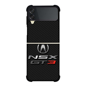 ACURA NSX GT3 LOGO CARBON Samsung Galaxy Z Flip 3 Case Cover ACURA NSX GT3 LOGO CARBON Samsung Galaxy Z Flip 3 Case Cover