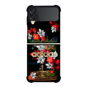 ADIDAS FLOWER PATTERN Samsung Galaxy Z Flip 3 Case Cover