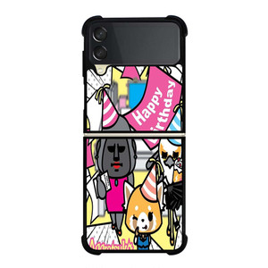 AGGRETSUKO BIRTHDAY PARTY Samsung Galaxy Z Flip 3 Case Cover