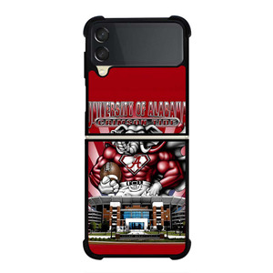 ALABAMA CRIMSON CAMPUS Samsung Galaxy Z Flip 3 Case Cover ALABAMA CRIMSON CAMPUS Samsung Galaxy Z Flip 3 Case Cover
