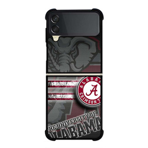 ALABAMA CRIMSON TIDE CARBON Samsung Galaxy Z Flip 3 Case Cover