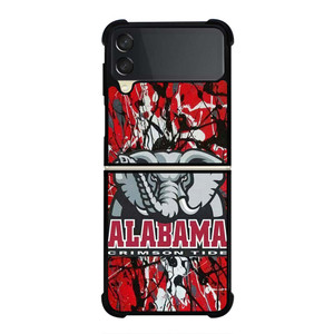ALABAMA CRIMSON TIDE SPLASHED LOGO Samsung Galaxy Z Flip 3 Case Cover