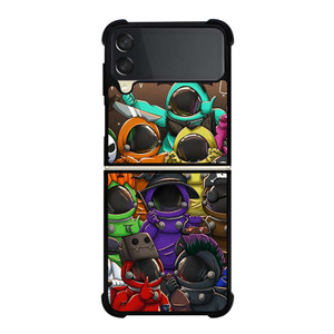 AMONG US HALLOWEN Samsung Galaxy Z Flip 3 Case Cover AMONG US HALLOWEN Samsung Galaxy Z Flip 3 Case Cover