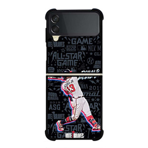 ATLANTA BRAVES ACUNA SHOOT WALL Samsung Galaxy Z Flip 3 Case Cover