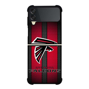 ATLANTA FALCONS METAL LOGO NFL Samsung Galaxy Z Flip 3 Case Cover
