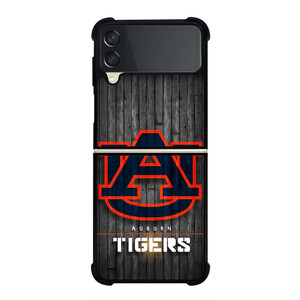 AUBURN TIGERS WOODEN LOGO Samsung Galaxy Z Flip 3 Case Cover