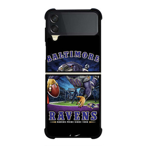 BALTIMORE RAVENS NFL ART Samsung Galaxy Z Flip 3 Case Cover