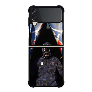 BAPE CAMO SHARK PARIS SAINT GERMAIN Samsung Galaxy Z Flip 3 Case Cover