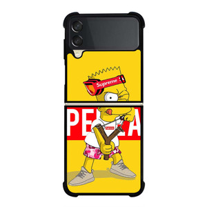 BART SIMPSON SUPREME HYPEBEAST Samsung Galaxy Z Flip 3 Case Cover