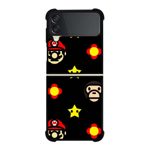 BATHING APE BAPE MARIO BROS Samsung Galaxy Z Flip 3 Case Cover