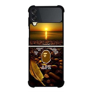 BATHING APE SUNSET Samsung Galaxy Z Flip 3 Case Cover BATHING APE SUNSET Samsung Galaxy Z Flip 3 Case Cover