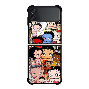 BETTY BOOP COLLAGE FACE Samsung Galaxy Z Flip 3 Case Cover