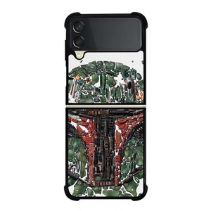 BOBA FETT STAR WARS MOZAIC Samsung Galaxy Z Flip 3 Case Cover