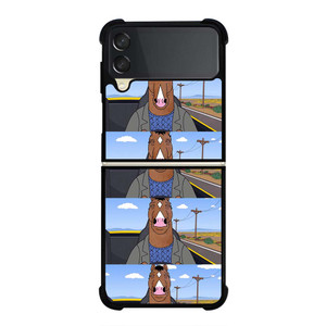 BOJACK HORSEMAN FACE COLLAGE Samsung Galaxy Z Flip 3 Case Cover