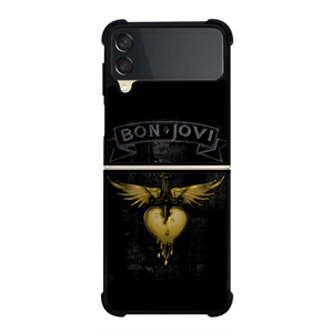BON JOVI BAND GOLD LOGO Samsung Galaxy Z Flip 3 Case Cover