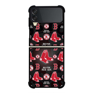 BOSTON RED SOX MLB COLLAGE Samsung Galaxy Z Flip 3 Case Cover BOSTON RED SOX MLB COLLAGE Samsung Galaxy Z Flip 3 Case Cover