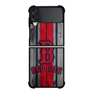 BOSTON RED SOX WOODEN LOGO Samsung Galaxy Z Flip 3 Case Cover BOSTON RED SOX WOODEN LOGO Samsung Galaxy Z Flip 3 Case Cover
